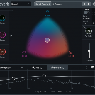 IZOTOPE NEOVERB UI