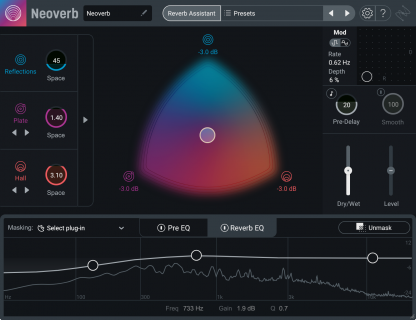 IZOTOPE NEOVERB UI