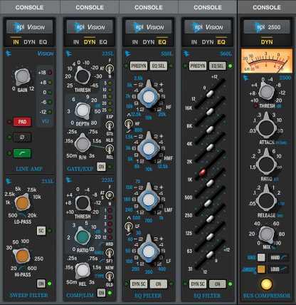 Universal Audio LUNA API Vision Console Emulation Bundle